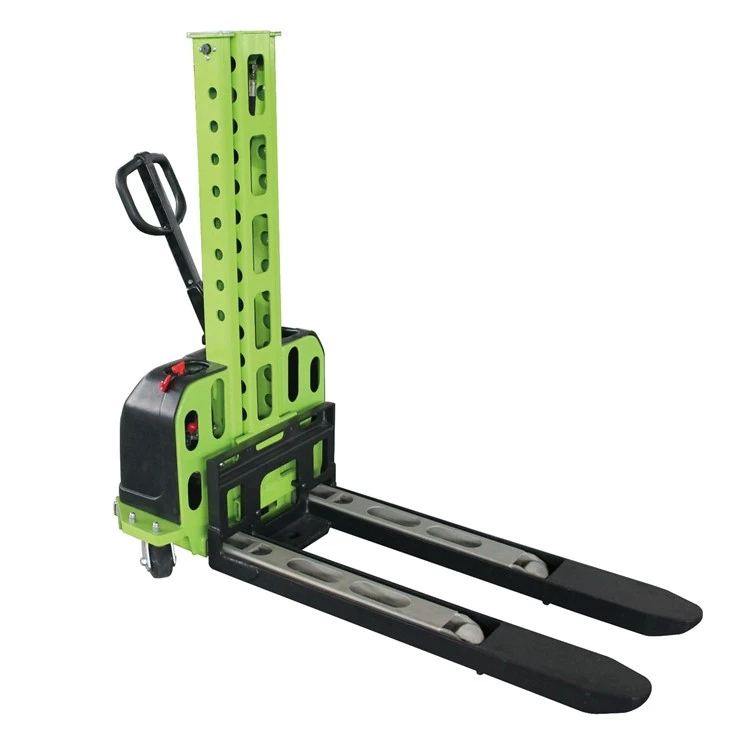 Portable Self Mounting Stacker Mini Forklift Electric Pallet Loader Outdoor Pallet Lifter 500kgs suppliers